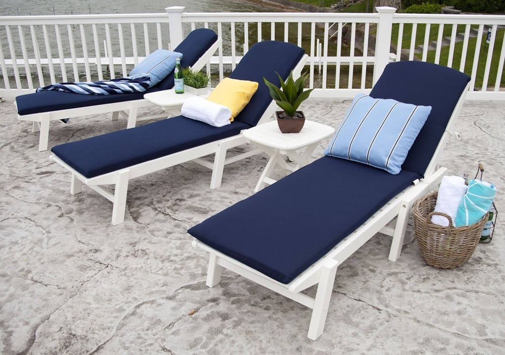 White Wooden Chaise Lounge Chairs With Cushions The Best Wood Furniture