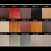 Wood Colour Chart