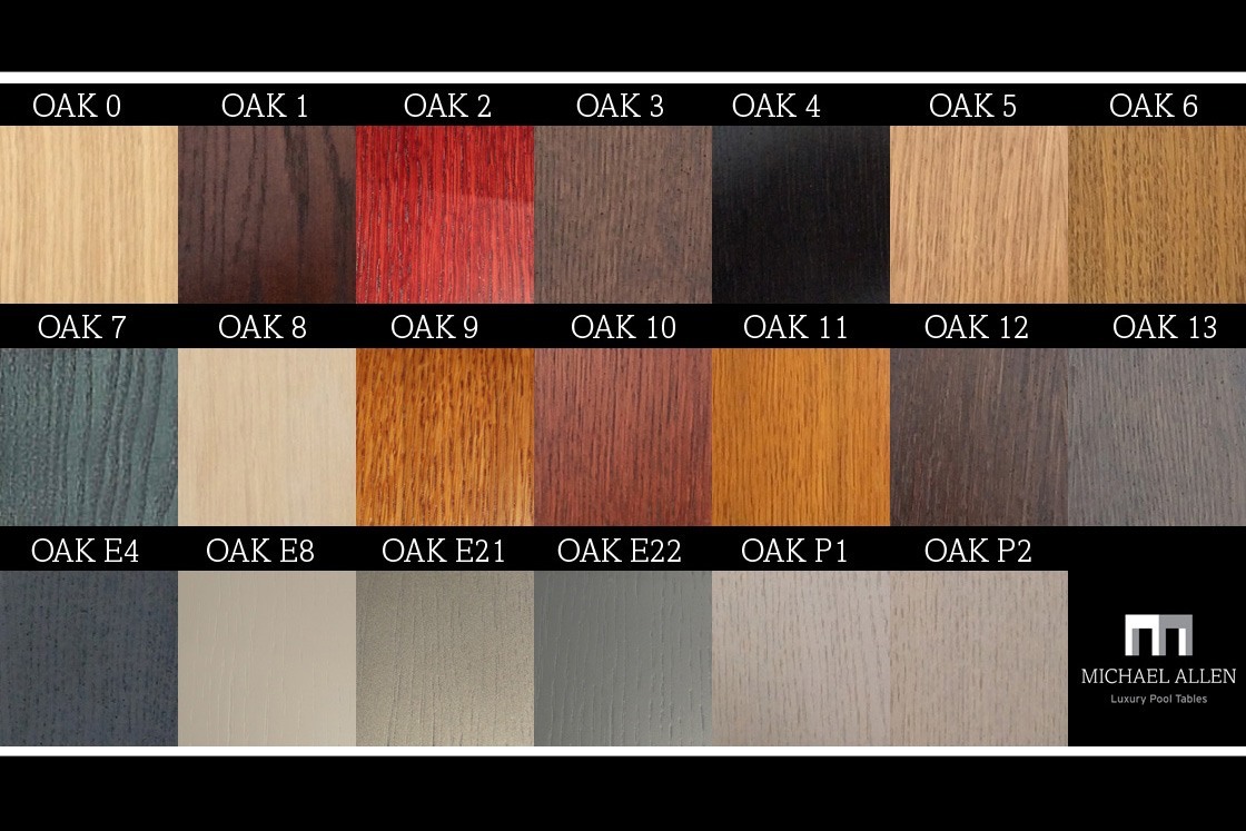 Wood Colour Chart