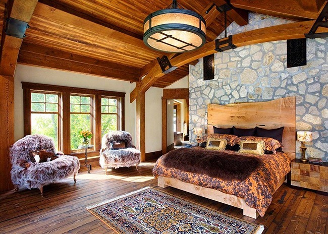 Wooden Themed Bedroom