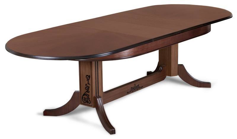 When you look for an oval pedestal table, pay attention on both: design and manufacture.