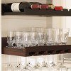 Modern bar shelves are affordable and practical decision.