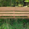 Natural Wood Garden Bench