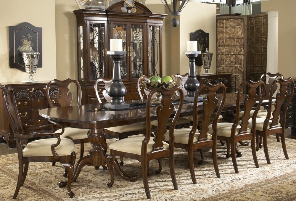 Mahogany Dining Room Table and Chairs