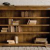 Rustic Wood Bookshelves
