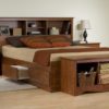 Natural Wood Full Size Bed