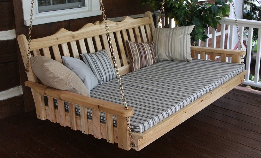 Cedar Swing Bed