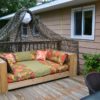 Outdoor futon couch is sold in all sizes and uses.