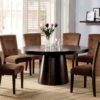 Modern Round Dining Table and Chairs