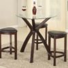 Small Round Dining Table With Triangle Bar Stools