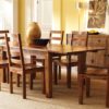 6 Piece Solid Wood Dining Set
