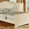 White Solid Wood Bed