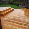 Light brown composite decking needs not only time and costing material that you have to invest.