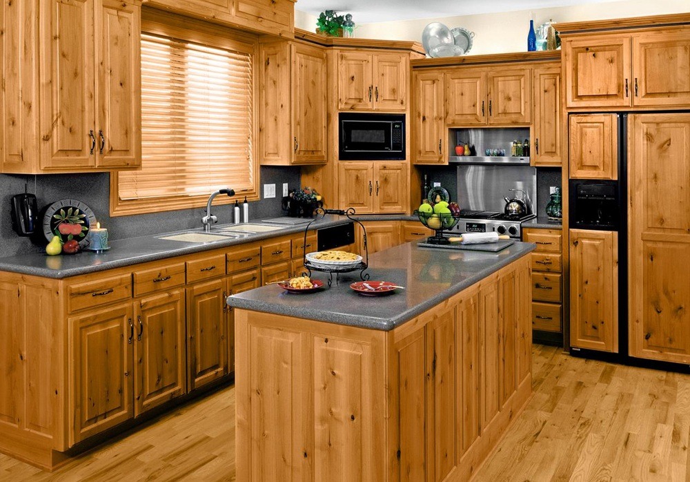 Natural Pine Kitchen Cabinets