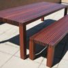 Outdoor Patio Dining Set With Bench