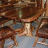 Handmade dining room tables may go with different configurations in style and décor.