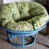 Turquoise Papasan Chair
