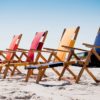Classic Wooden Beach Chairs