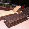 Wood Outdoor Chaise Lounge Chairs