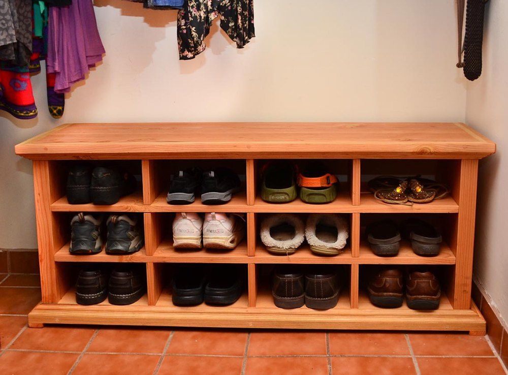 Featured image of post Mid Century Modern Shoe Storage Bench : Have you ever become crazy about the chaos left in the hallway by kids and adults?