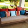 Brown Wood Daybed