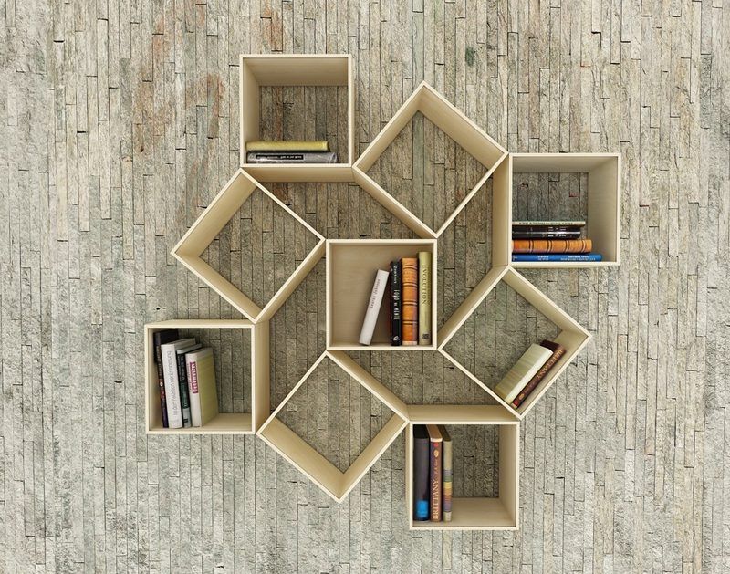 The wall shelf design ideas are not new, but it don't stop to impress anybody with great functionality and versatility.