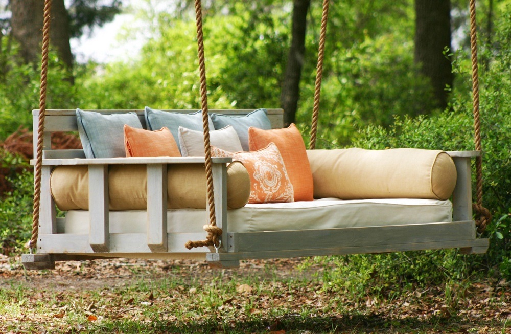 Outdoor Wood Daybed
