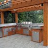 Outdoor Wood Kitchen Ideas