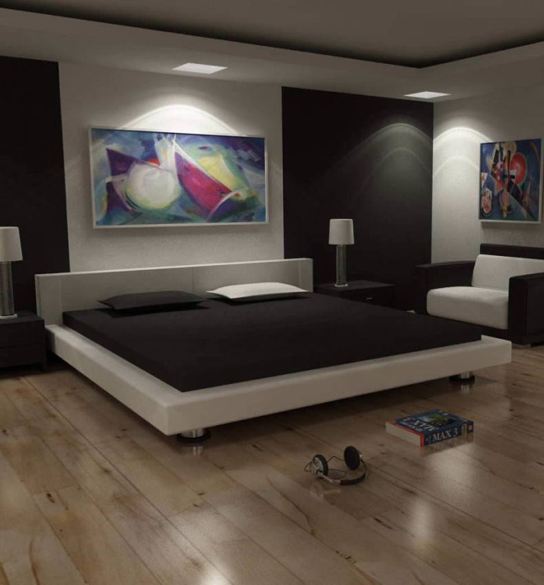 Hardwood Floors in Bedroom Home Decorating