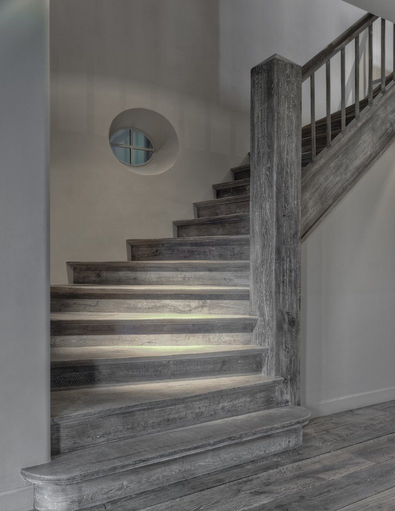 Grey Stained Wood Floors