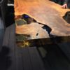New Zealand Kauri Wood Table With Stunning Top