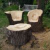 Cedar Log Outdoor Furniture