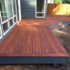 If the result of mahogany deck stain on inconspicuous area has totally satisfied you, it’s time to move on and stain the rest of a piece.