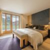 Natural Oak Paneled Walls in Bedroom