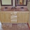 Cedar Log Bathroom Vanity