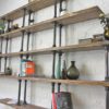 Oak Industrial Shelves