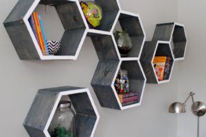 Honeycomb Storage Shelves
