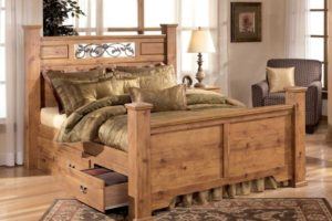 Pine Beds With Storage