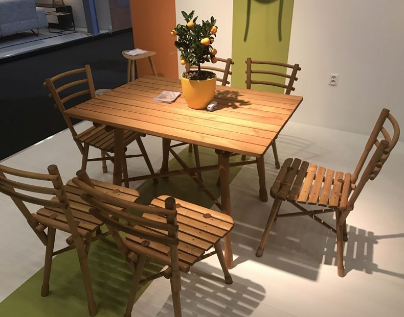 thin kitchen table and chair