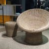 Don't forget about iconic designs of light or dark round rattan chairs, which will help to organize a cozy and inviting atmosphere.