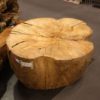 Large Wood Stump Coffee Table