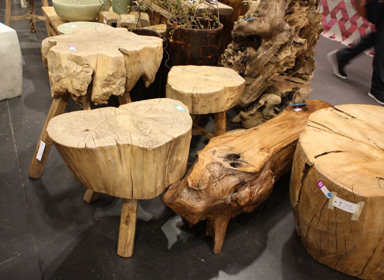 Wood Stump Coffee Table Designs