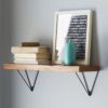 Hairpin shelf brackets are important and have a great influence on a shelf design.