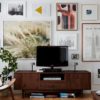 Wood Credenza TV Stand