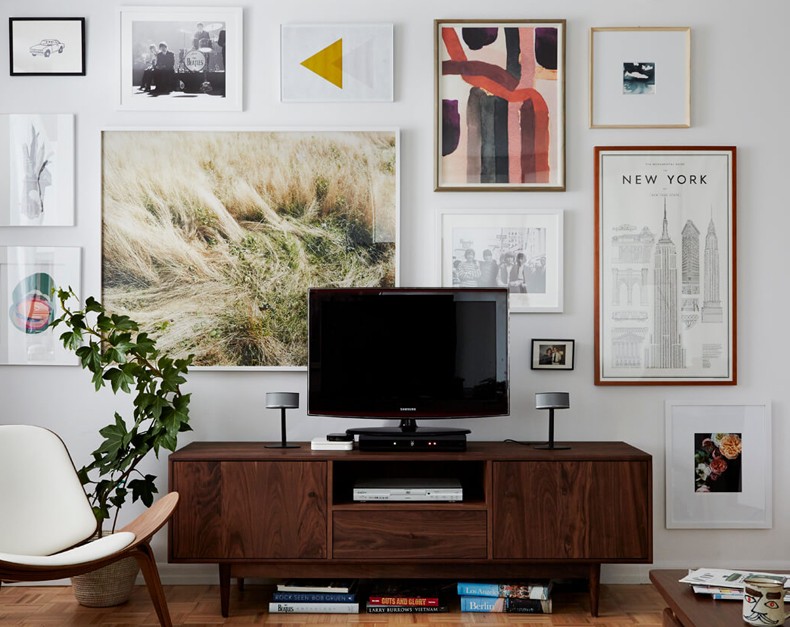 Wood Credenza TV Stand