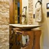 Rustic pedestal sink represent a certain style that can be brought to life.