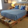 Simple Pallet Bed Bedroom
