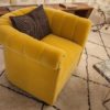 Bold Yellow Armchair For a Touch Of Color To Any Room