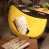 Kube Import Yellow Triangle Chair