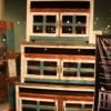 Rustic Painted Distressed Cabinets